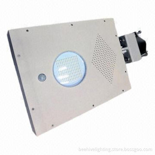 All-in-one Integrated Solar LED Garden Light with Motion Sensor, 12W Power